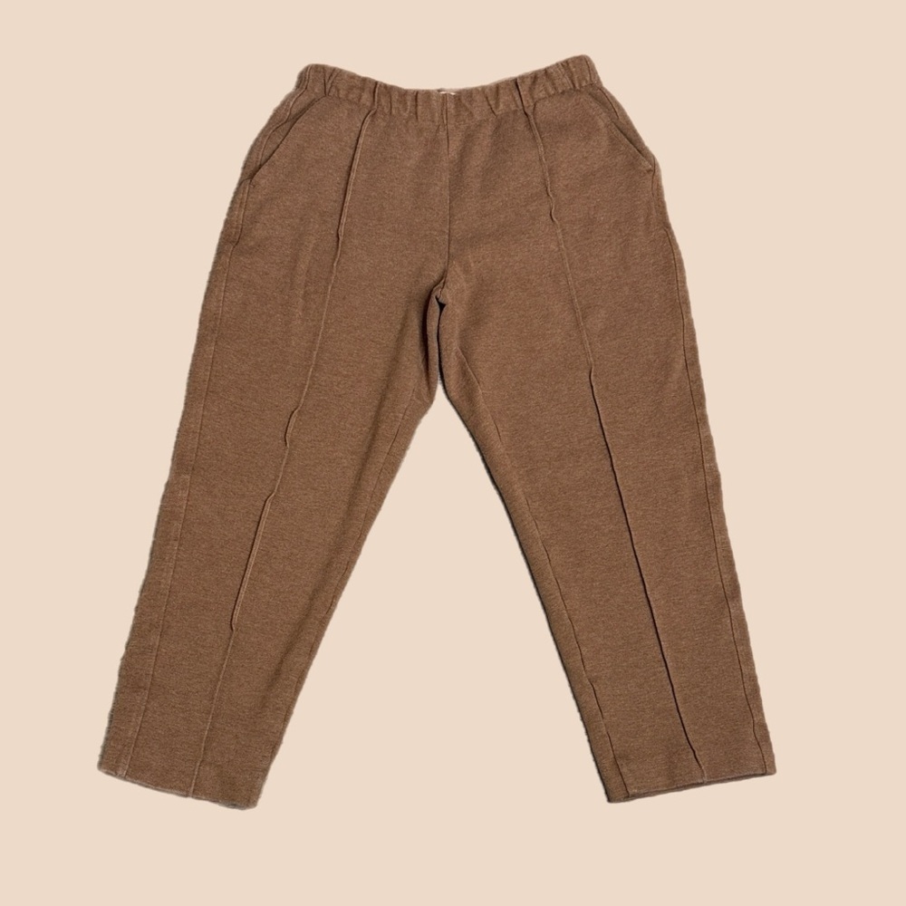Everlane Women’s The Dream Cropped Pants Pull On in Tan Sz Small